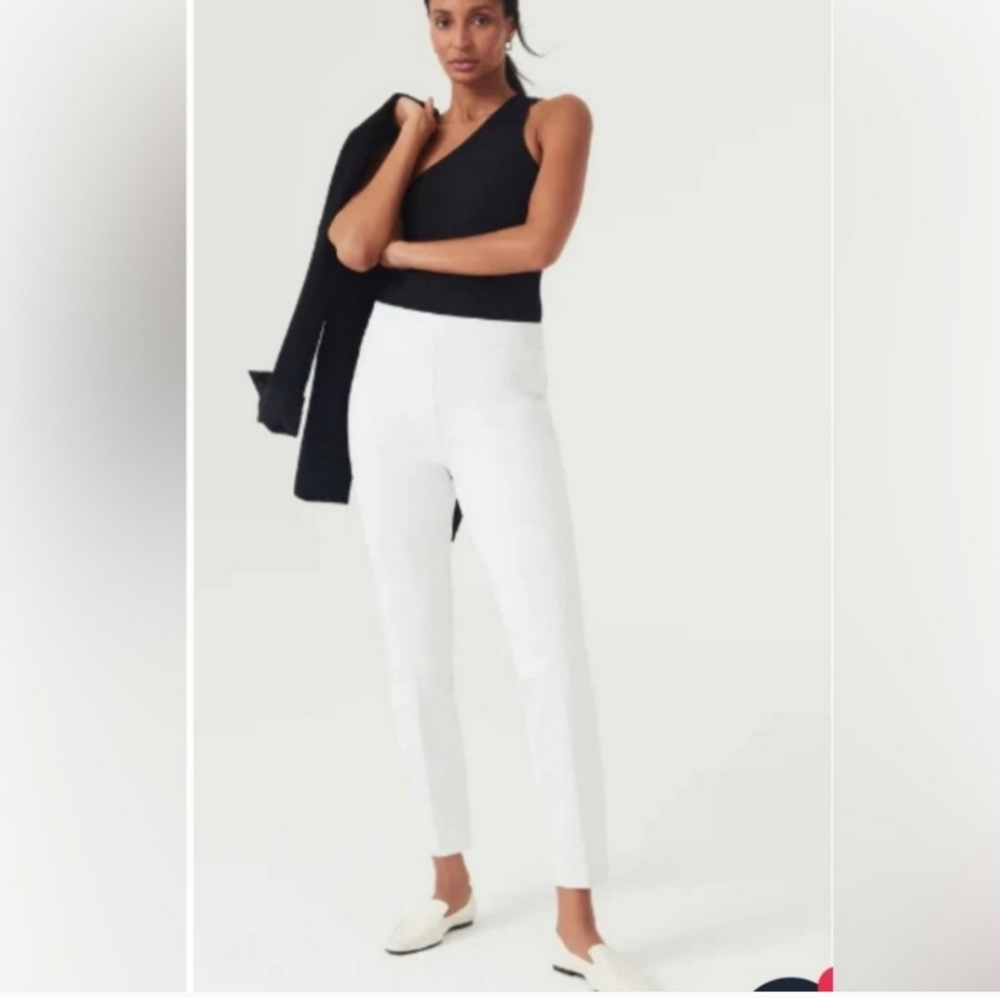 Spanx slim straight white pants size 3X